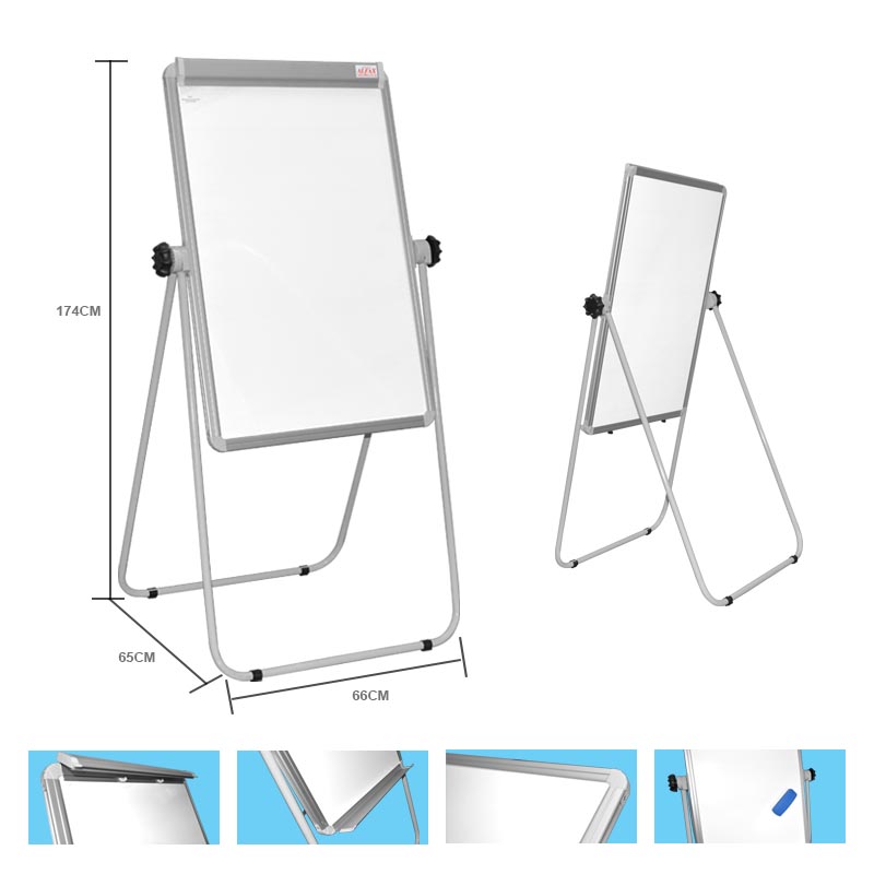 Flip Chart Board With Roller